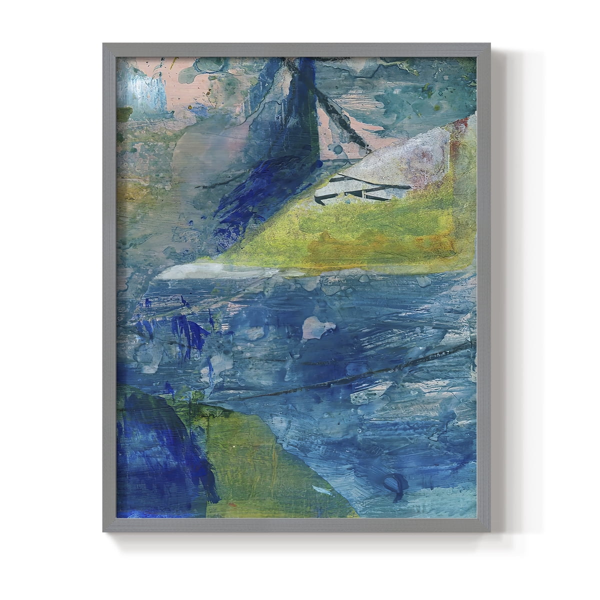Spring Winds VI in Gray Solid Wood 16 x 20 Framed Print