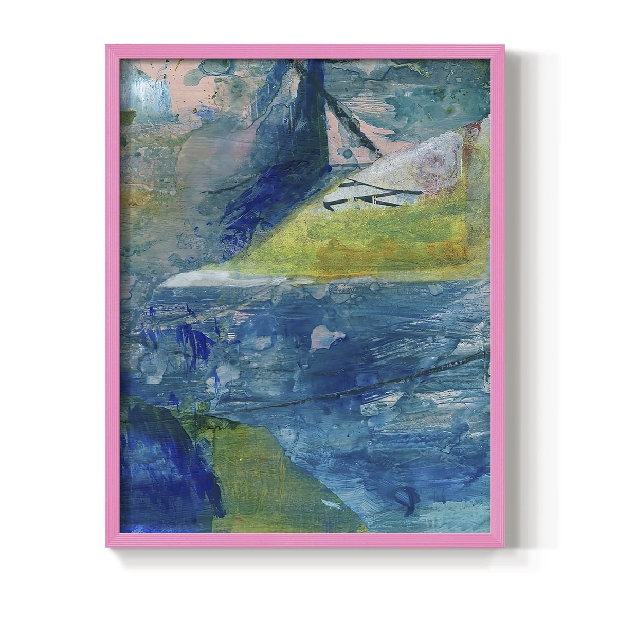 Spring Winds VI in Pink Solid Wood 11 x 14 Framed Print