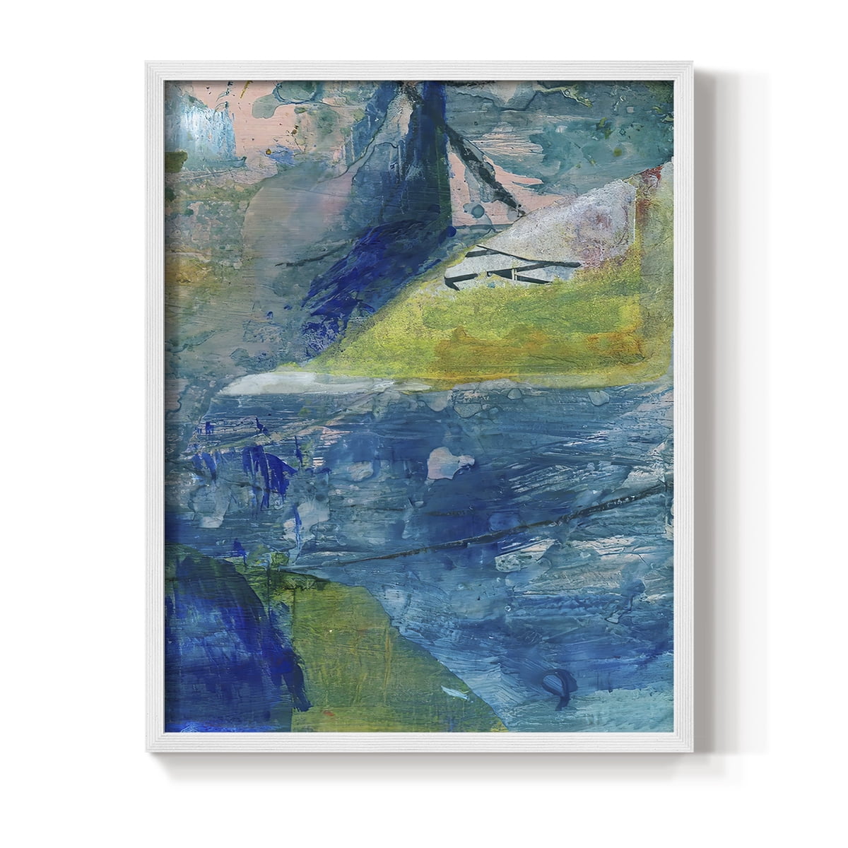 Spring Winds VI in White Solid Wood 8 x 10 Framed Print