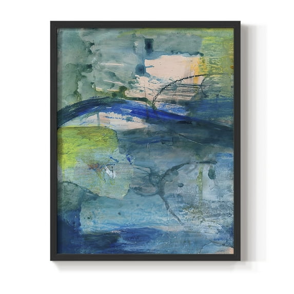 Spring Winds VIII in Black Solid Wood 16 x 20 Framed Print