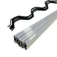 Spring Wire and Lock Channel for Greenhouse 6.6 FT Aluminum Alloy Lock