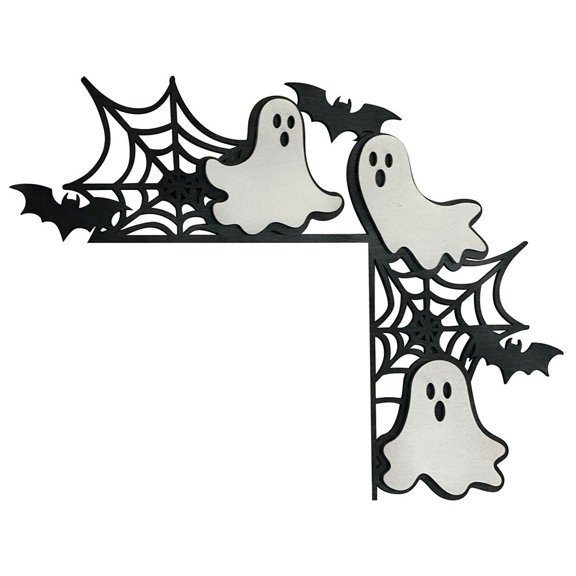 Spring Wooden Pumpkin Decor Witch Door Decoration Festive Halloween Easy To Install
