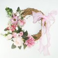 thumbnail image 1 of Spring Wreath Artificial Rose Flower Wreath for Front Door ,Spring time Faux Flower and Artificial Flower Hanger Indoor Natural Vine Wreath Home Decor for Window, Outdoor, Wedding, 1 of 7