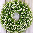 thumbnail image 1 of Spring Wreath Artificial Rose Flower Wreath for Front Door ,Spring time Faux Flower and Artificial Flower Hanger Indoor Natural Vine Wreath Home Decor for Window, Outdoor, Wedding, 1 of 7