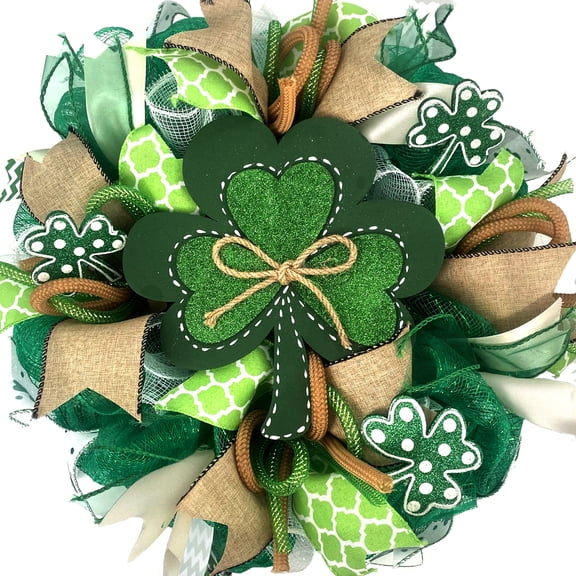 Spring Wreath for Front Door Artificial Summer Wreath with Eucalyptus Leaf Lavender Daisy for Indoor Outdoor Home Decor Festival Celebrations