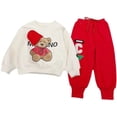 thumbnail image 1 of Spring and Autumn Girls' Baby Clothing Set Fashion Cotton Top+Pants Two-piece Girls' Newborn Children's Clothing Set, 1 of 4