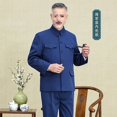 Spring and Autumn Zhongshan Suit Men‘s Middleaged and Elderly Top
