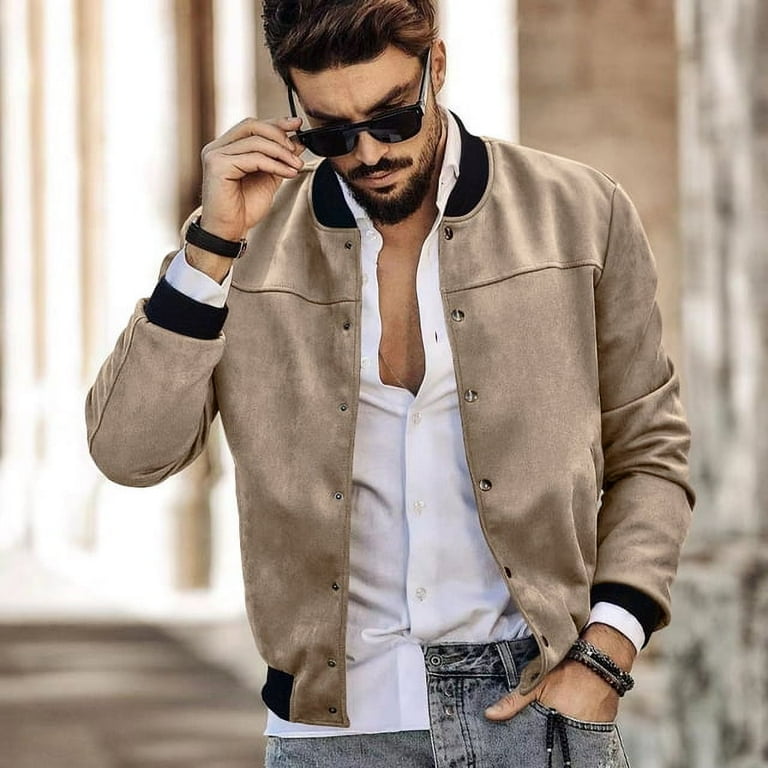 Suede cardigan mens deals