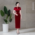 Spring and Summer Acetic Acid Cheongsam Brand …