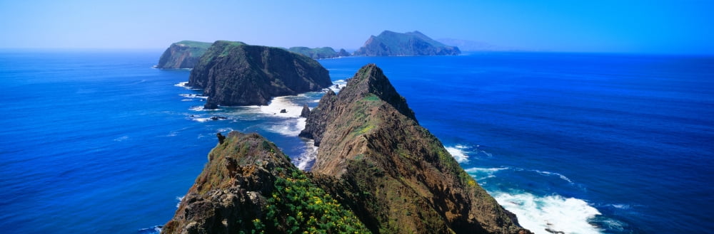 Spring at Anacapa Island Channel Islands National Park Ventura California Canvas Art - Panoramic Images (36 x 12)