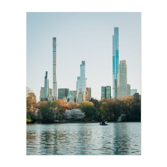 Spring at The Lake, Central Park 01 - Manhattan New York Photography Unframed Wall Art Print 11 x 14 inches