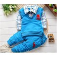 thumbnail image 1 of Spring boy's clothing suit children's leisure 2-piece gentleman's suit 1-4 years old baby clothes, 1 of 5