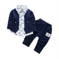 thumbnail image 1 of Spring boys' clothing suit children's leisure 2-piece suit gentleman's suit 1-4 years old., 1 of 4