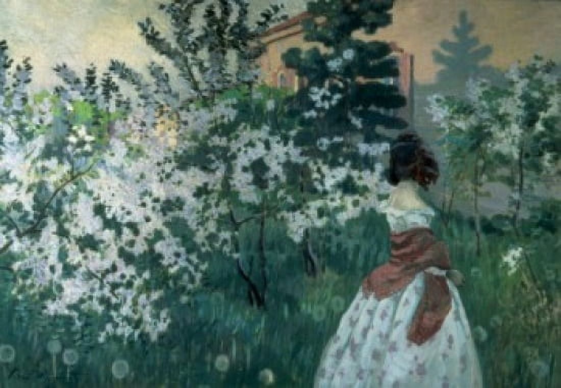 Spring c 1898-1901 Viktor Borisov-Musatov (1870-1905Russian) Russian State Museum St Petersburg Canvas Art - Viktor Borisov-Musatov (18 x 24)