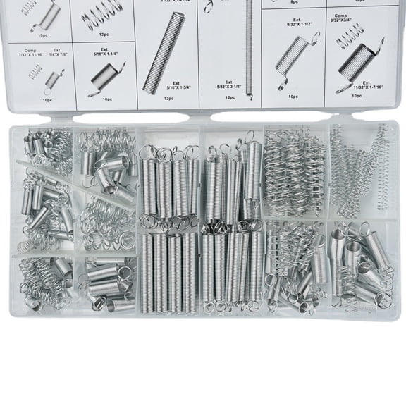 Spring combination set, 200 pieces, tension and compression spring kit