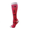 Spring exclusively for men and women compression socks jacquard casual