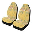 thumbnail image 1 of Spring floral bird pattern Car Seat Cover 2 Piece Set Saddle Blanket Carseat Universal Fit for Vehicle Sedan SUV, 1 of 5