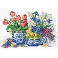 thumbnail image 1 of Spring flowers B2386L Counted Cross-Stitch Kit, 1 of 9