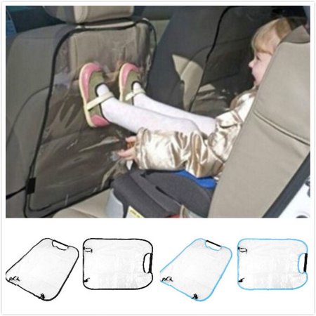 Spring hue Anti Stepped Dirty Car Seat Back Protector Cover for Children Babies Kick Mat Protects Chair Cover Auto Clear Mat