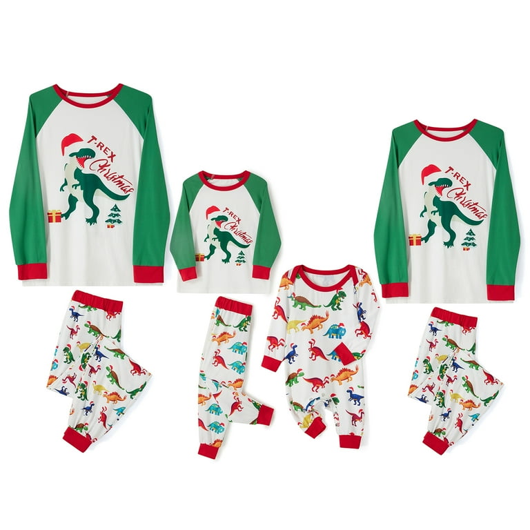 T rex christmas pajamas hot sale