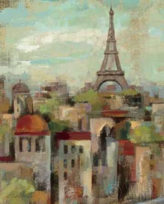 Spring in Paris II Canvas Art - Silvia Vassileva (24 x 30)