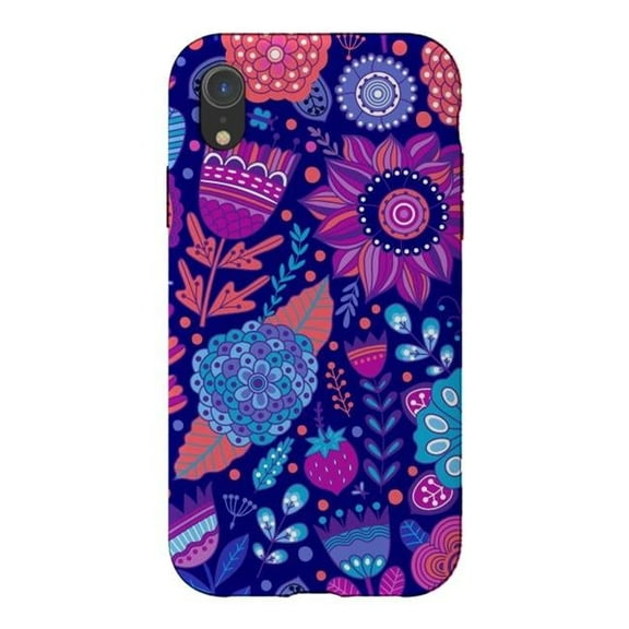 Spring in Purple & Blue Case for iPhone XR