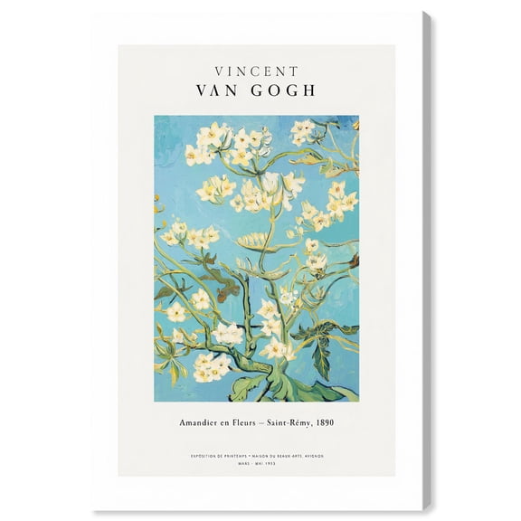 Spring in Saint-Remy Canvas Famous Art Prints by Art Remedy, Gallery Wrapped, 10 x 15
