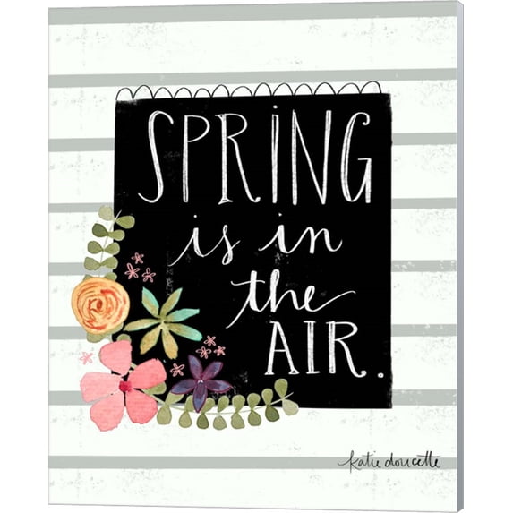 Spring is in the Air by Katie Doucette, Canvas Wall Art, 16W x 20H