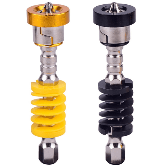 Spring-loaded Bit Holder, Universal Retaining Screwdriver Anti-drop Magnetic Screw Holder Bit Tool, Quickly Release Spring Mechanism For Electric Drills Power Tool