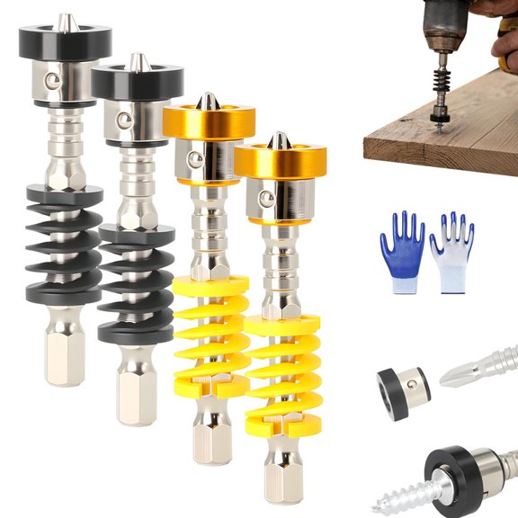 Spring-loaded Bit Holder for Electricians, Mechanics, DIY Home