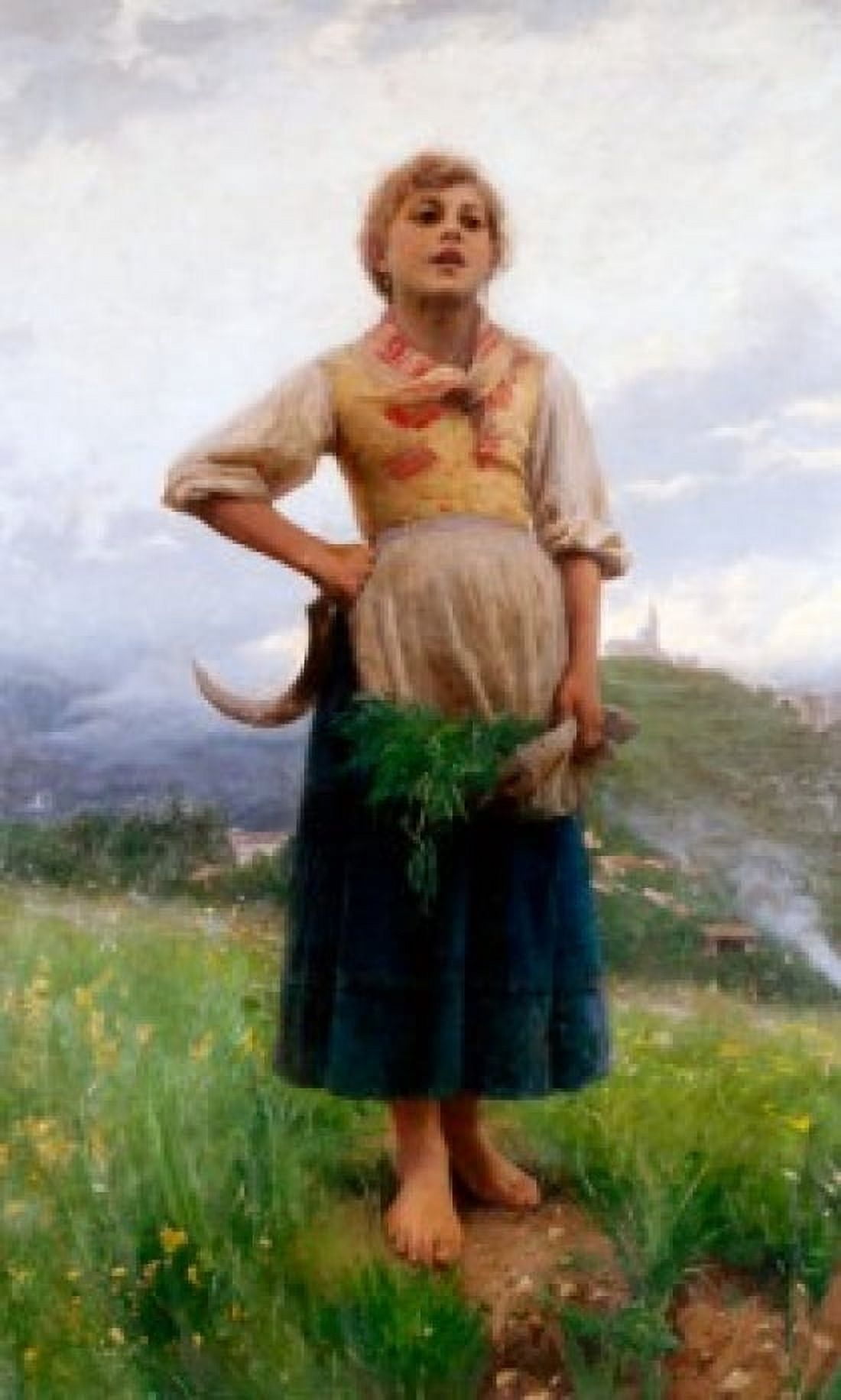 Spring of the Life Primavera Della Vita by Noe Bordignon 1841-1920 Canvas Art - Noe Bordignon (24 x 36)