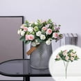 thumbnail image 1 of FAMTKT 1PC Artificial Flower Home Decor Portable Single Branch Simulation Rose for Wedding Fake Rose Ecologically Friendly for Party Artificial Flower Exquisite Decor, 1 of 7