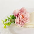 thumbnail image 1 of Spring savings FAMTKT Artificial Rose Flower Napkin Rings Artificial Flower Napkin Holders Serviette Buckles for Anniversary, Wedding, Thanksgiving, Table Decor, 1 of 3