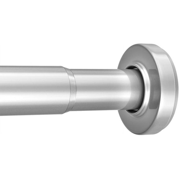 Spring tension shower curtain rod, rust proof, adjustable, no need for drilling,