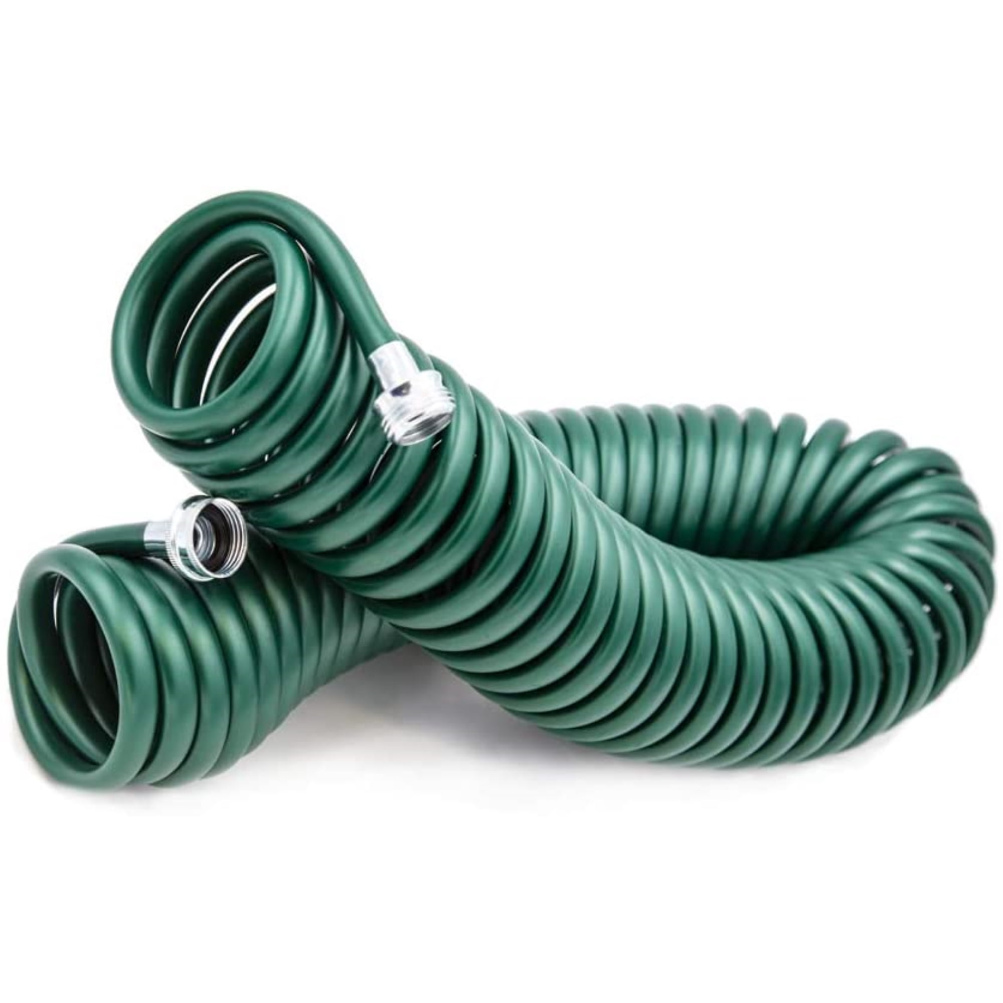 SpringHose -AMZ 50-Foot 3/8-Inch Coil Garden Hose - Green - Plastair ...