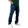 thumbnail image 1 of SpringTTC Men's Straight Fit Jeans Retro Denim Pants, 1 of 4