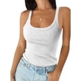 thumbnail image 1 of SpringTTC Women Solid Color Ribbed Basic Tank Tops, 1 of 2