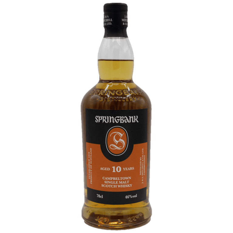Springbank 10-Year Campbeltown Single Malt Scotch Whiskey, 750 ml