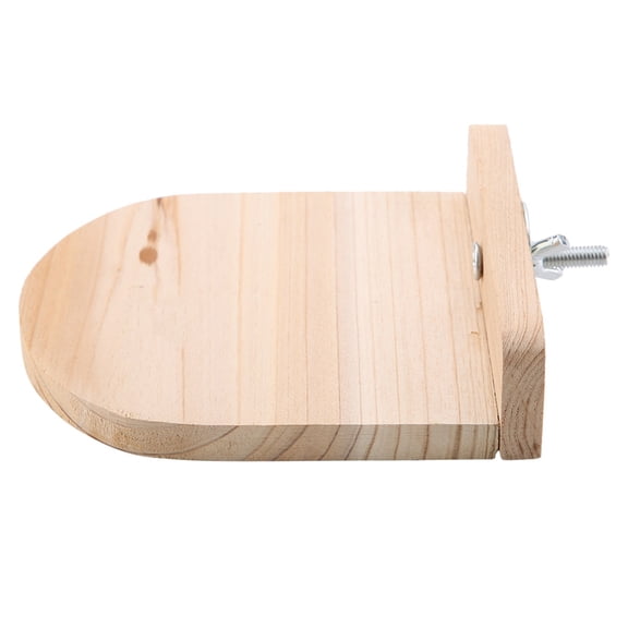 Springboard Bridge, 5.1 X 4.3 X 1.2inch Beige Springboard, Platform Wooden For <span Style="background:red"></span> Hamster