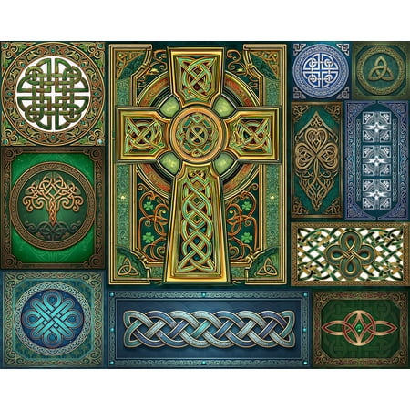 Springbok 500 Piece Celtic Knots Jigsaw Puzzle for Adults – Poster Now Included