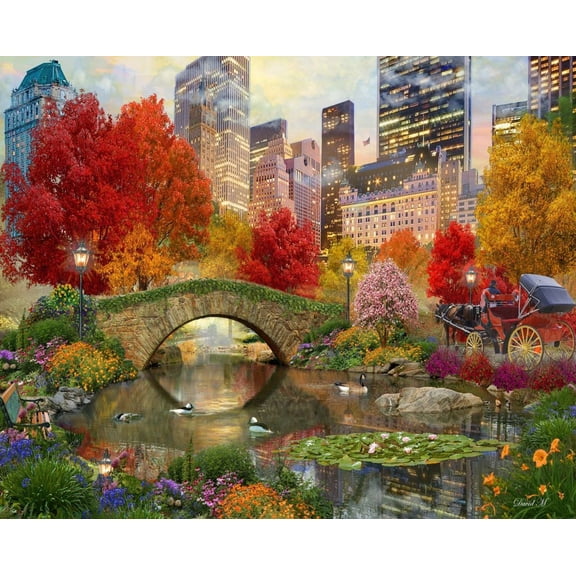 Springbok 500 Piece Central Park Paradise Jigsaw Puzzle for Adults
