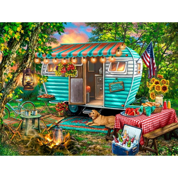 Springbok 500 Piece Home Sweet Home Jigsaw Puzzle for Adults – made domestically