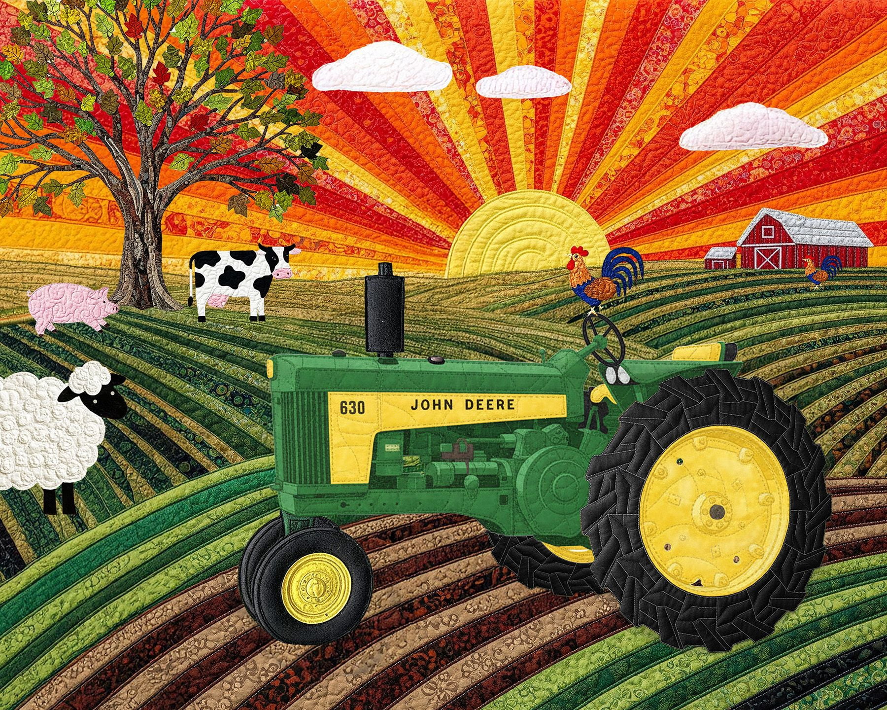 Springbok 500 Piece John Deere Sunny Pastures Jigsaw Puzzle – Poster ...