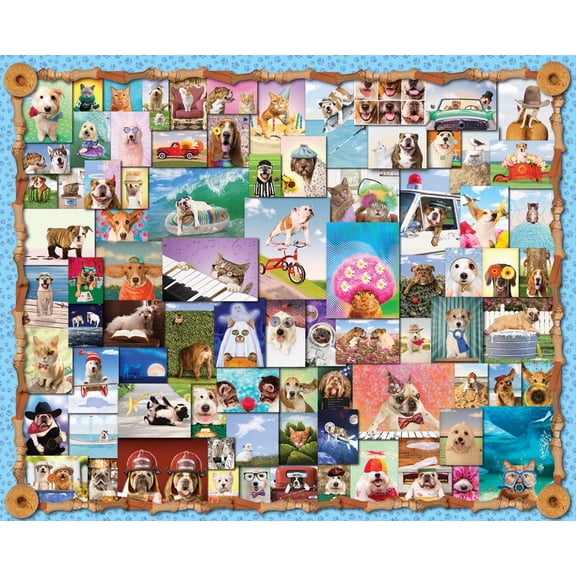 Springbok 1000 Piece Animal Quackers Jigsaw Puzzle for Adults