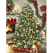 Springbok 500 Piece Christmas Pets Jigsaw Puzzle for Adults