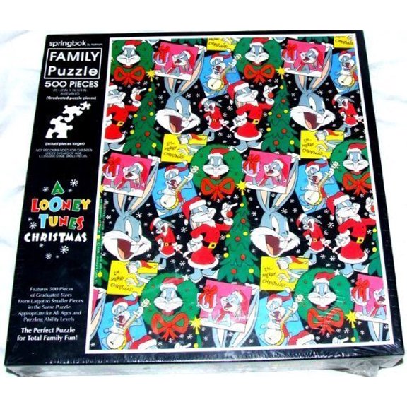 Springbok Family Size A Looney Tunes Christmas Puzzle 500 Pieces