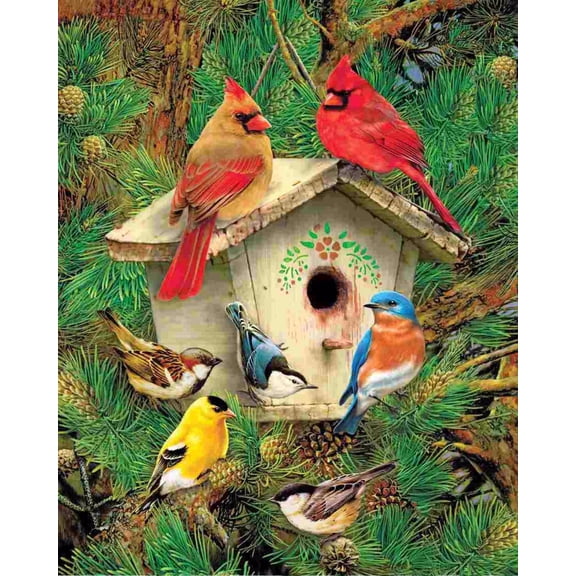 Springbok 1000 Piece Feathered Retreat Jigsaw Puzzle for Adults