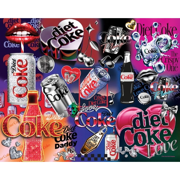 Springbok Diet Coke Bling 1000 Piece Jigsaw Puzzle for Adults - Poster Now Included