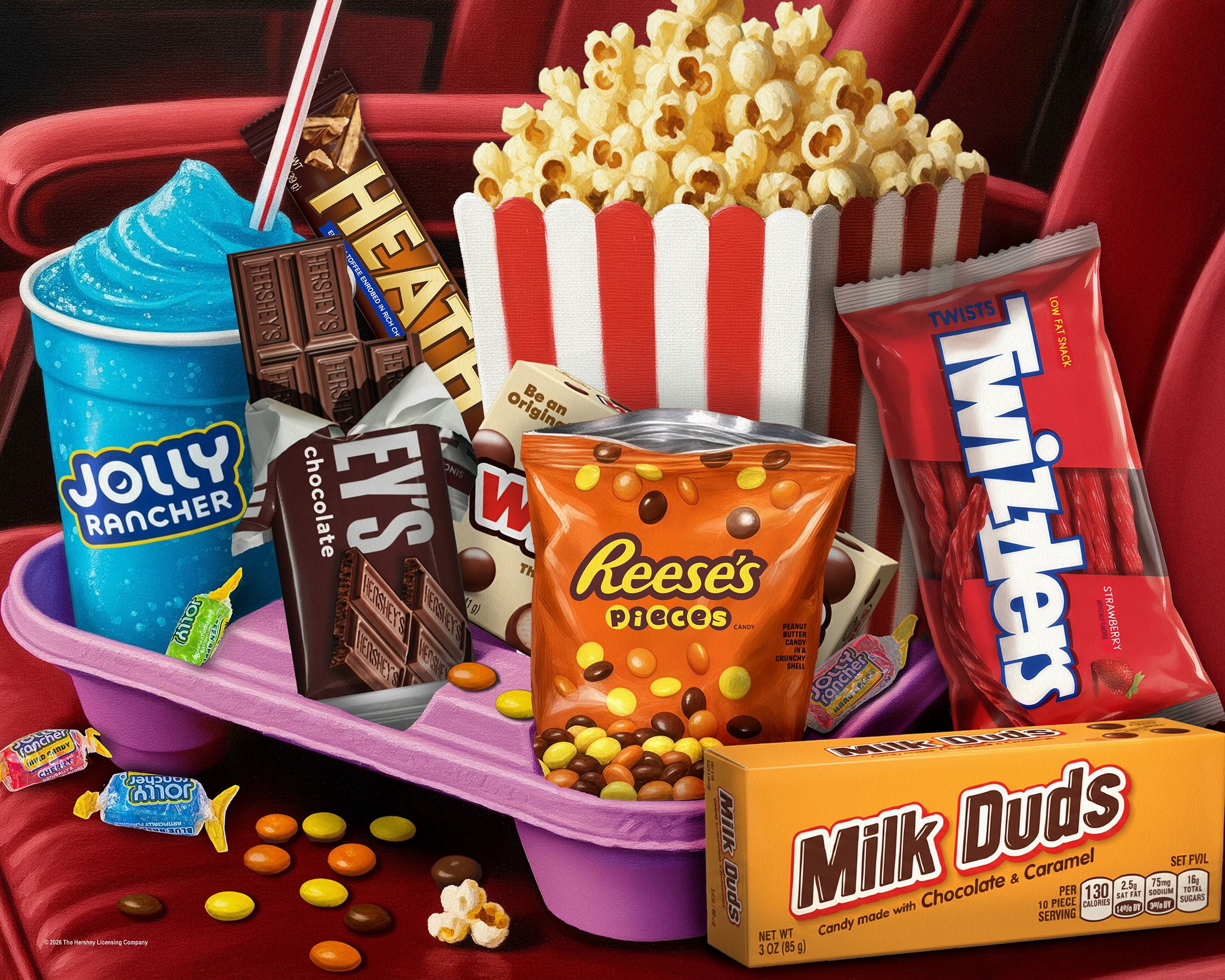 Springbok Hershey's Movie Night Treats 1000 Piece Jigsaw Puzzle for Adults - Poster Now Included