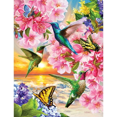 Springbok 500 Piece Hummingbirds Jigsaw Puzzle for Adults
